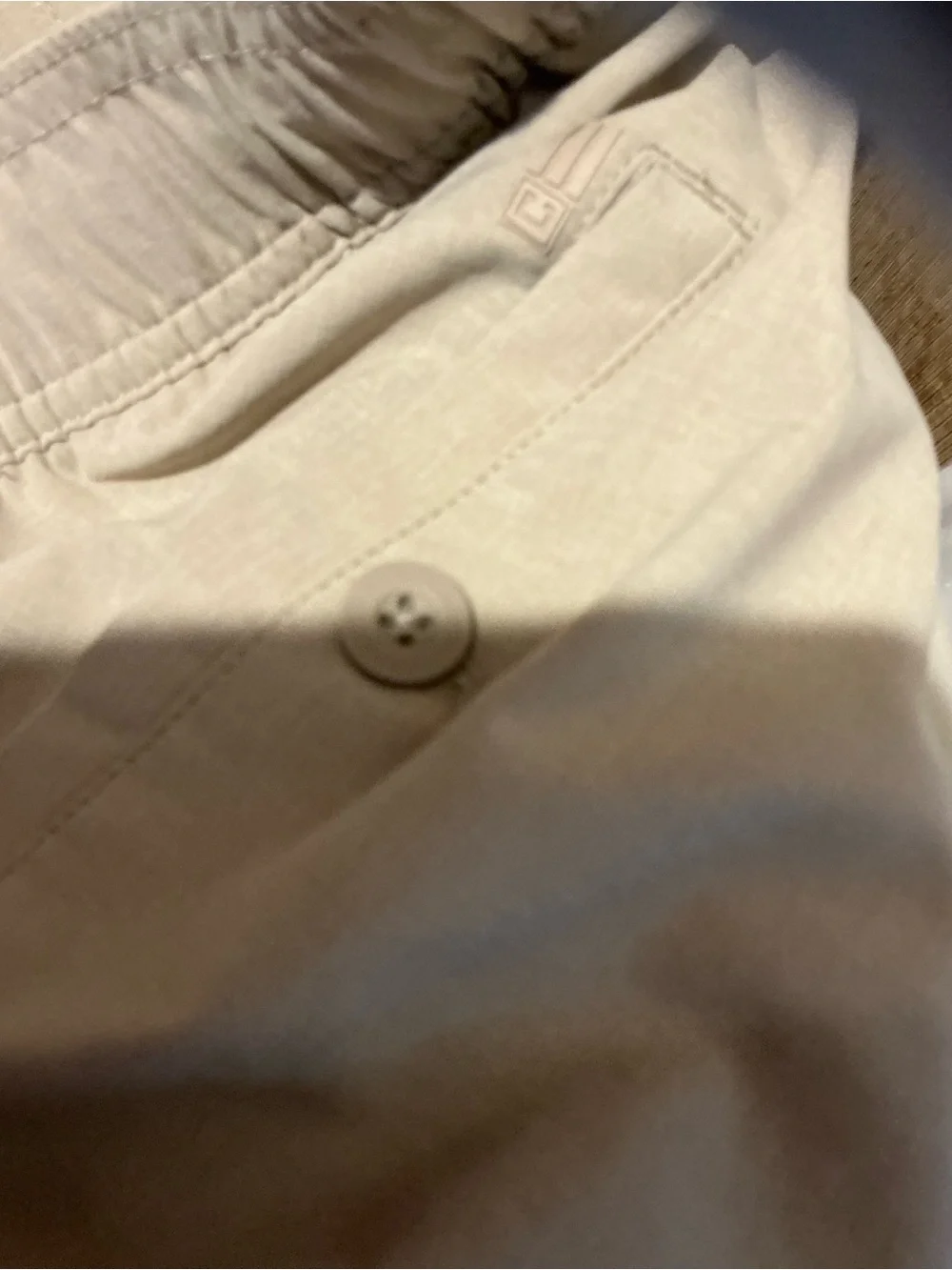 Chaps Men's Khaki Performance Drawstring Shorts